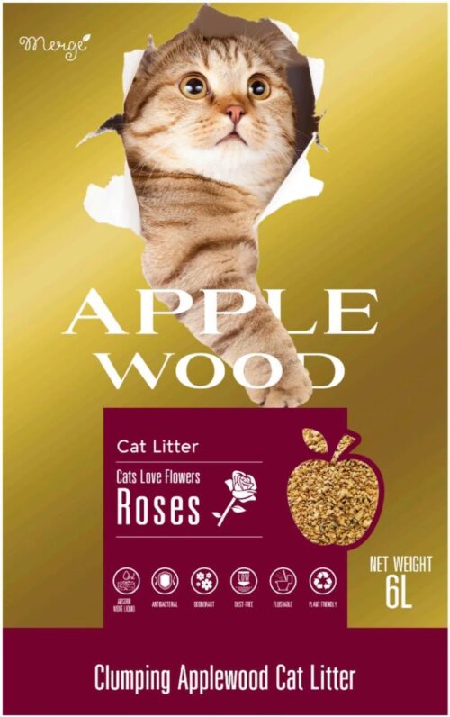 Apple Wood Cat Litter Rose 6L