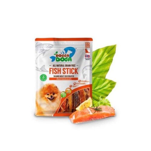 Dogga Doga Fist Stick Salmon Meat Dehydrated for dog 80g