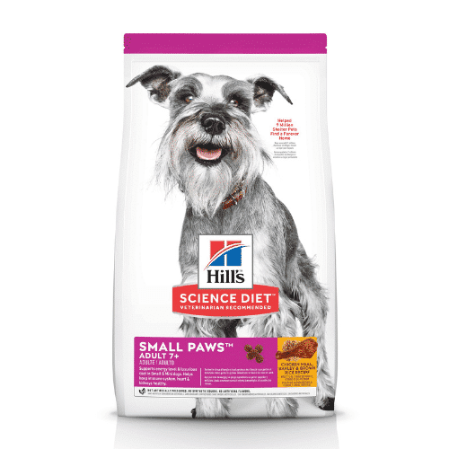 Hill's Adult 7+ small Paws Dog Food 7.03kg