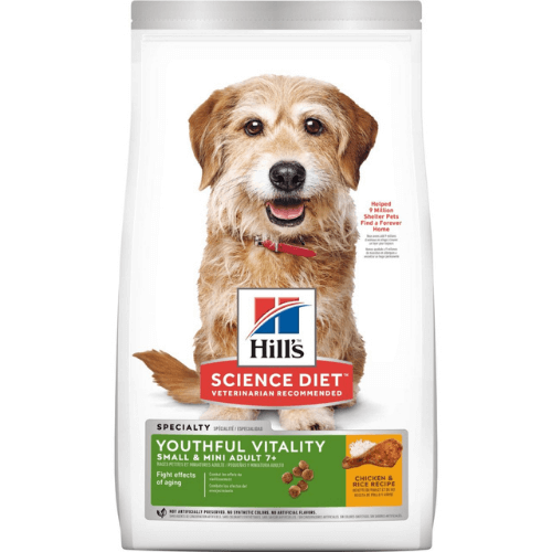 Hill's Adult7+Senior Vitality small mini Dog Food 1.58kg