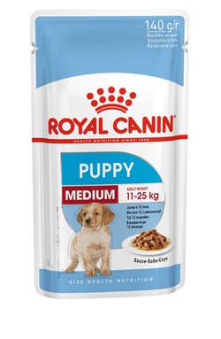 Royal Canin Medium Puppy Pouch Dog Food 140g
