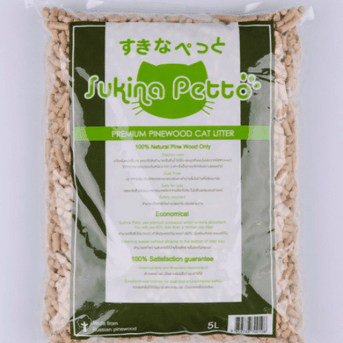 Sukina Petto Premium Pinewood Cat Litter 5L