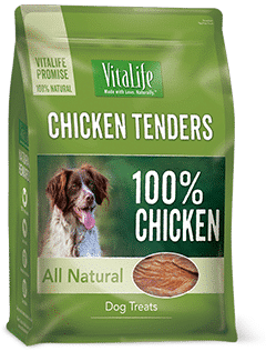 Vitalife Chicken Tenders Dog Treats 227g.