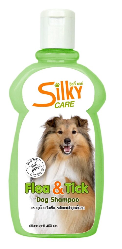 Silky Care Flea and Tick Dog Shampoo 400ml