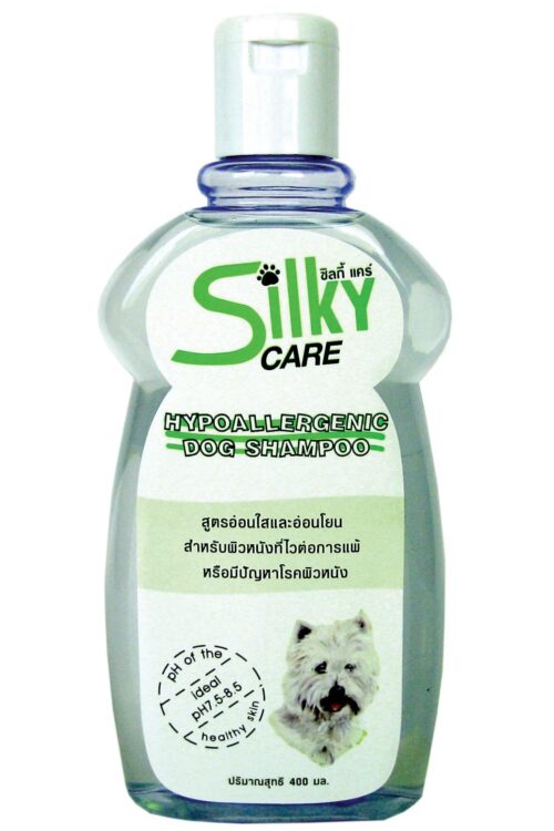 Silky Care Hypoallergenic Dog Shampoo 400ml.