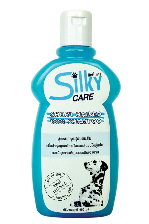 Silky Care Short Haired Dog Shampoo 400ml.