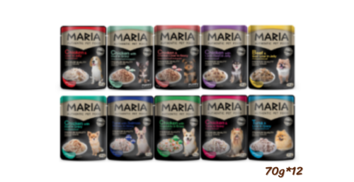 Maria wet Dog food 70x12pcs