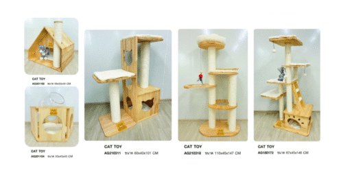 Cat Tower AG earth tone color