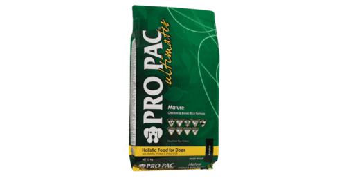 Pro pac Mature chicken and brown rice Holistic
