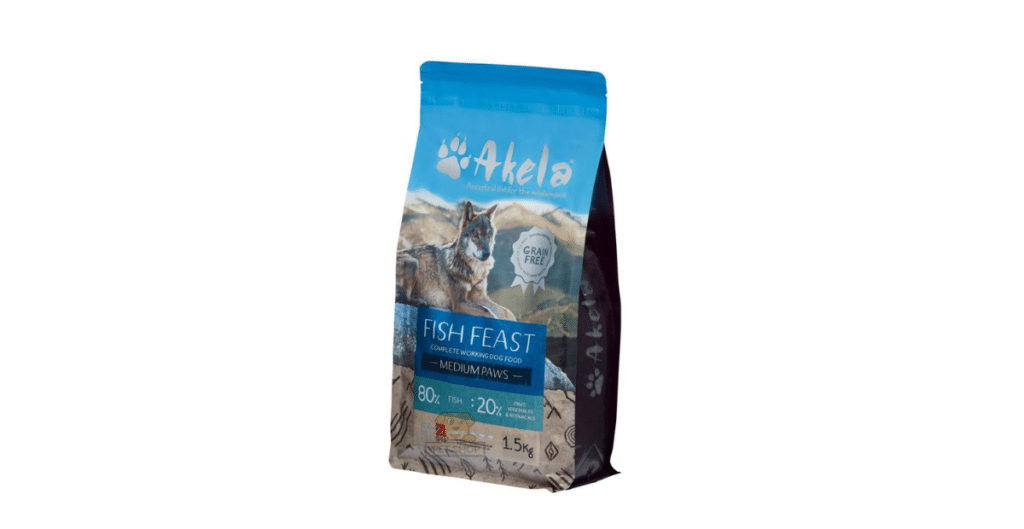 Akela Dog Food 8020 Fish Feast Medium Paws อาเคล่า อาหารสุนัข สูตรปลา