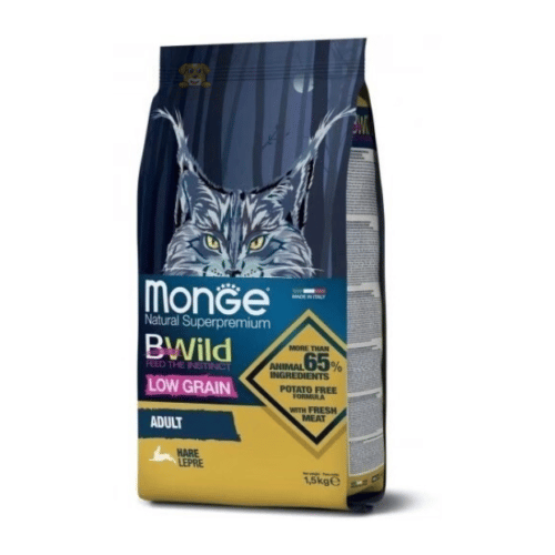 Monge BWild with Hare Low Grain Formula