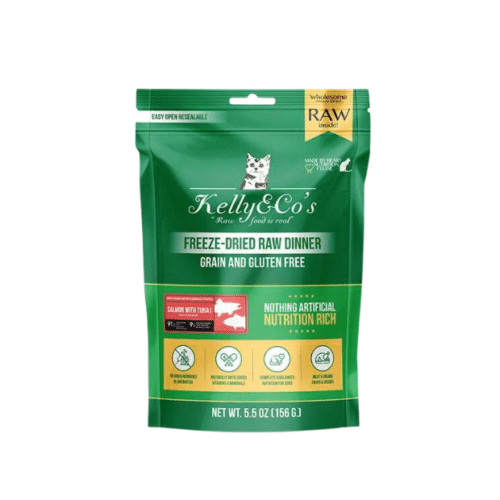 Kelly & Co's Freeze Dried Raw Dinner For Cat Salmon with Tuna Formula