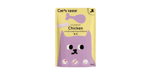 Cat's Taste Tuna topped with Chicken in Gravy 75g