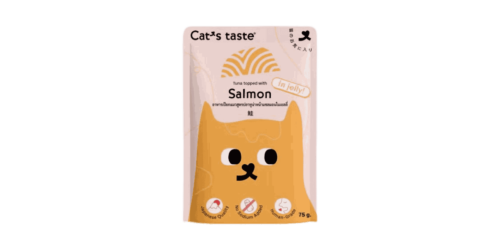 Cat's Taste Tuna topped with Salmon in jelly 70g