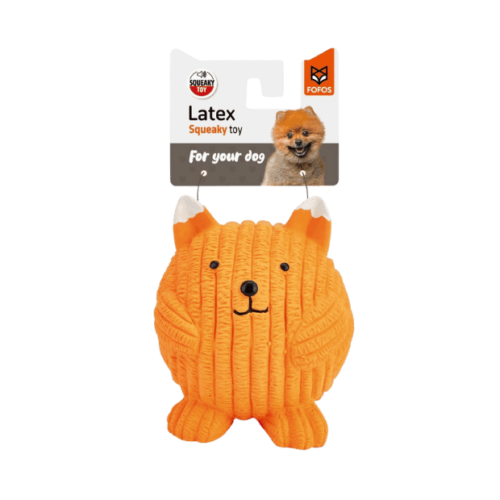 Fofos Latex Squeaky Toy Fox for dog