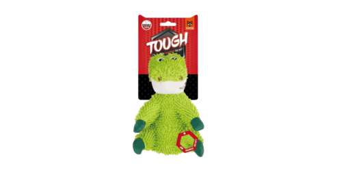 Fofos Tough Dog Toy Crocodile green