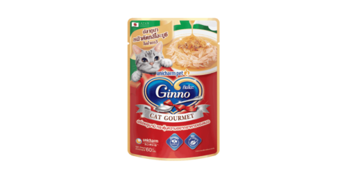 Ginno Cat Gourmet Tuna Topping Katsuobushi in Gravy 60g