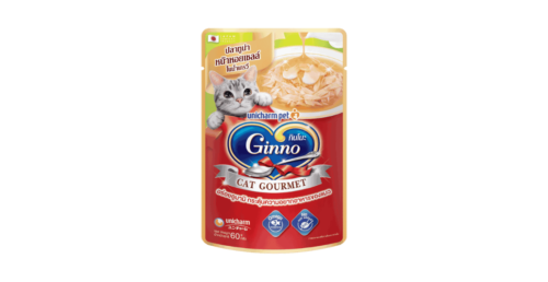 Ginno Cat Gourmet Tuna Topping Scallop in Gravy 60g