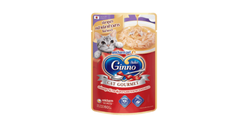 Ginno Cat Gourmet Tuna Topping Shirasu in Gravy 60g