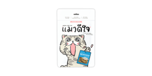 MEOW DEE JAI Mini Bite Seafood Flavour Skin & Coat 35g