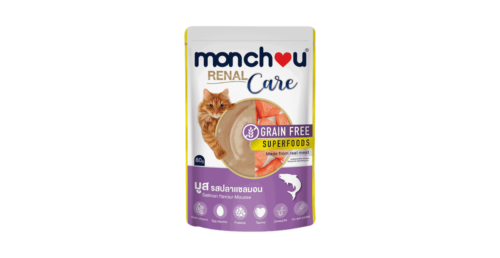 Monchou Renal Care Grain Free Salmon Flavour Mousse 80g