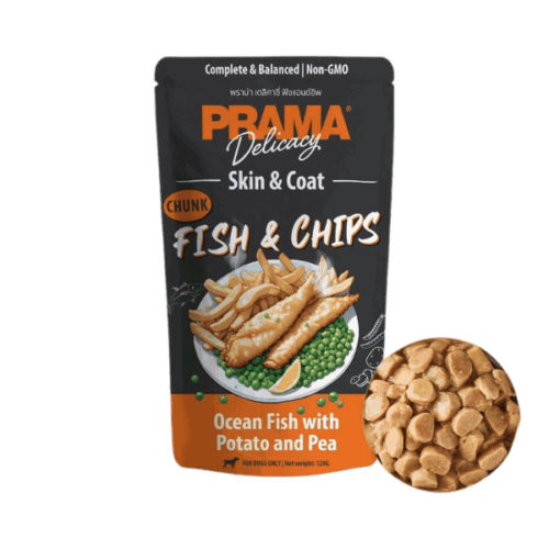 Prama Complete & Balance Skin & Coat Fish & Chips Chunk 120g