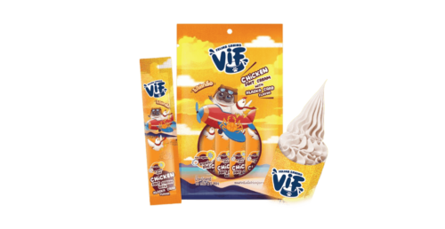 Felina Canino Vif Chicken Soft Cream with Alaska Crab flavor