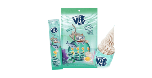 Felina Canino Vif Tuna Soft Cream with Scallop flavor