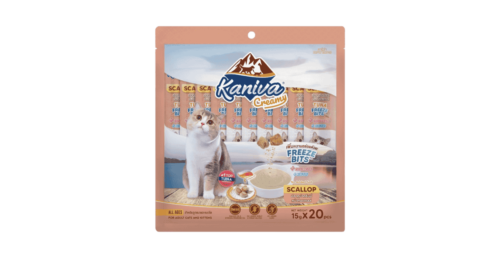 Kaniva Creamy Tuna Topping Scallop 15g x20 for cat