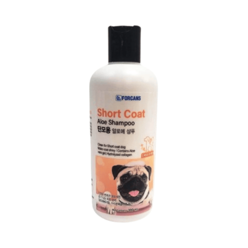 Forcans Short Coat Aloe Shampoo 300 milliliter