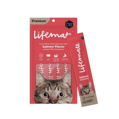 Lifemate Tuna White Meat Mousse with Salmon Flavor Omega 3 6