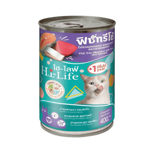 Hi-Life Wet Cat Food Fish Trio 400gram