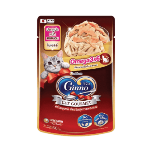Ginno Cat Gourmet Omega3&6 in Jelly 60g x12
