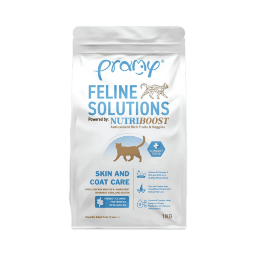 Pramy Feline Solutions Skin and Coat care