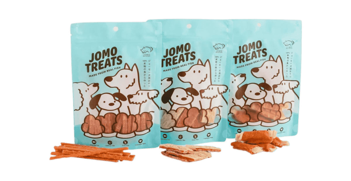 Jomo Dog treats Real Fish