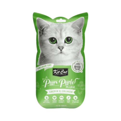 Kit Cat Purr Puree Plus+ Chicken & Collagen 60g