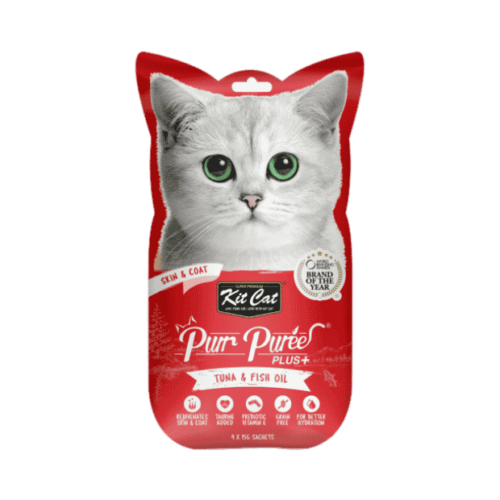 Kit Cat Purr Puree Plus+ Tuna & Fish Oil 60g
