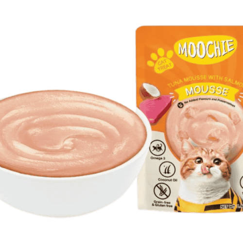 Moochie Cat Food Tuna Mousse with Salmon 70g