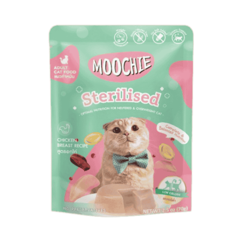 Moochie Complete & Balance Cat Food Chicken Breast Recipe (Sterilised) 70g