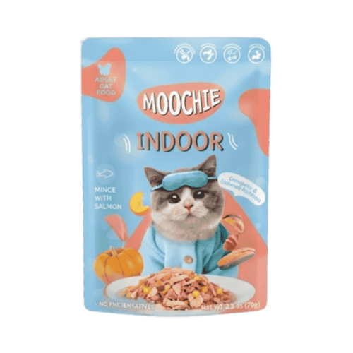 Moochie Complete & Balance Cat Food Mince with Salmon (Indoor) 70g