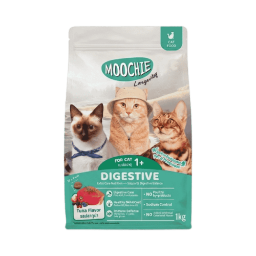 Moochie Cat Kibble Longevity Digestive 1 kg tuna
