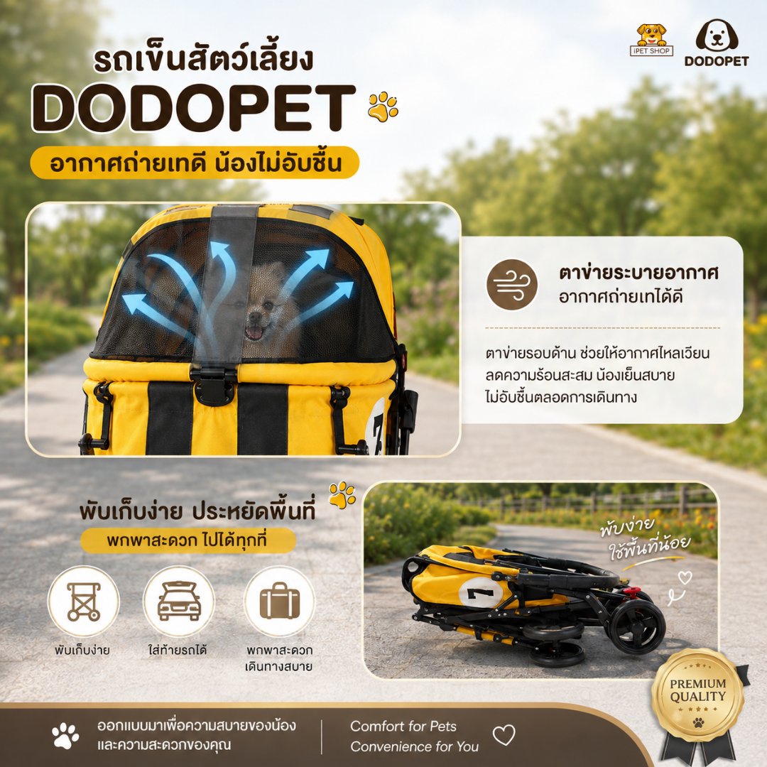 BOSIMAO Pet Stroller C360 discriptions 3