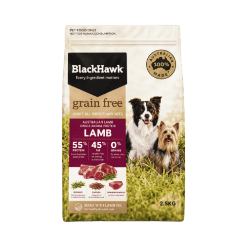 BlackHawk Grain Free Adult Dog Food Lamb 2500g