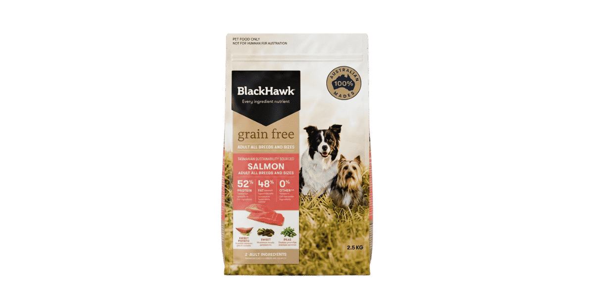 BlackHawk Grain Free Adult Dog Food Salmon 2.5 kg BlackHawk Grain Free Adult Dog Food Salmon 2500g